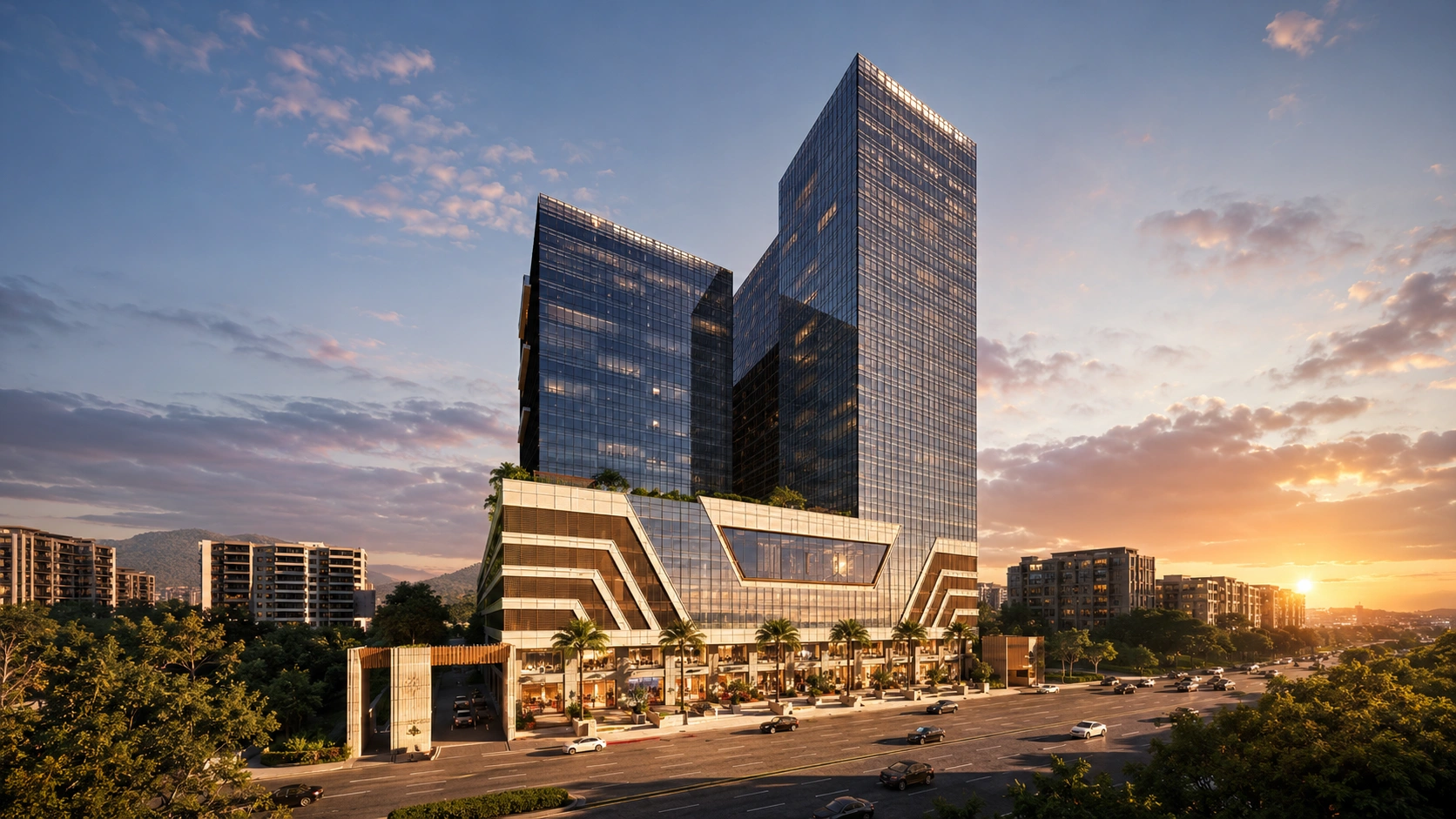 Shreeji Ventures Nerul Project – office interior spaces